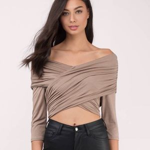 Tobi crossed crop top